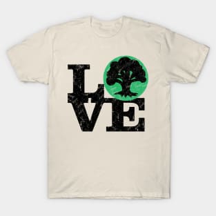 Love Green Mana Magic The Gathering T-Shirt